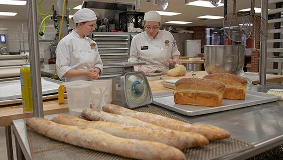The Culinary Arts students are baking up fresh bread in their Artisan Breads class this semester. 

Be sure to keep an eye out for communications from Culinary on extra bread for sale!