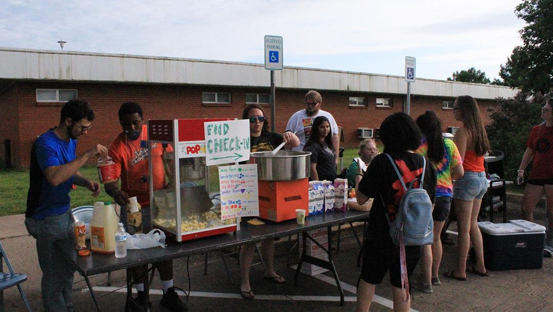 Students enjoyed food and fun at this year's summer bash
