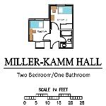 Miller Kamm Two Bedroom Floor Plan