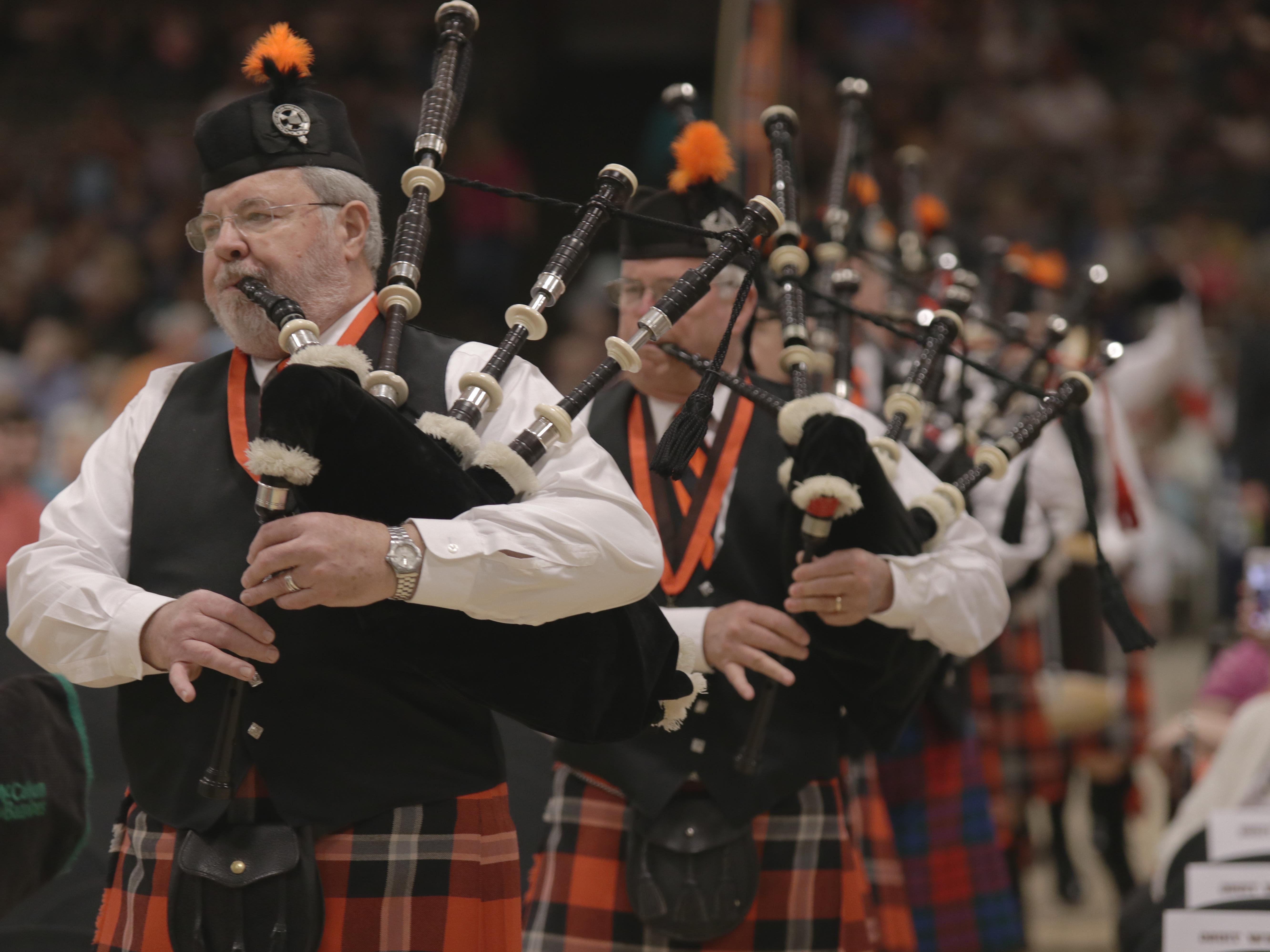 Pipes & Drums at Spring 2019 Graduation Ceremony