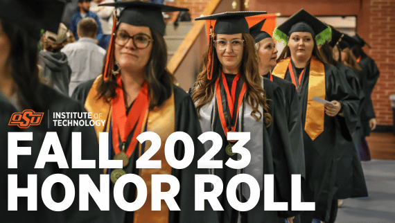 Celebrating Excellence: OSUIT's Fall 2023 Honor Roll List Wednesday, March 20, 2024