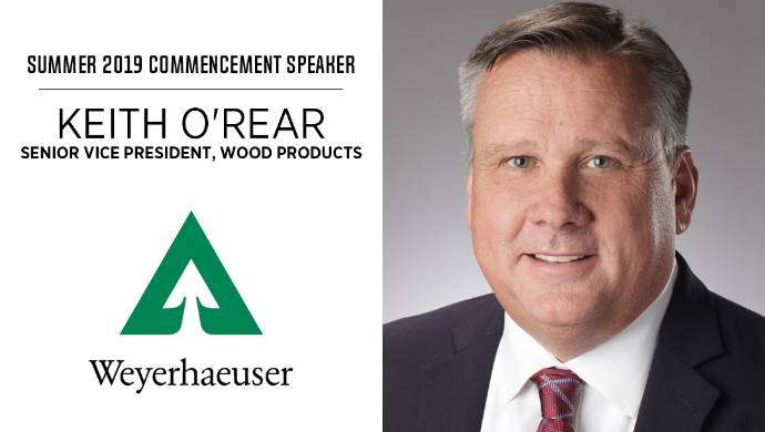 Weyerhaeuser Executive to Deliver Summer Commencement Address